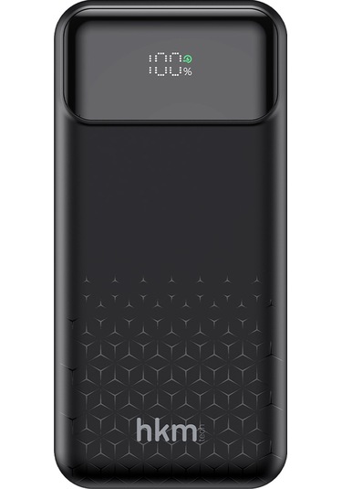 Power Nano 20.000 Mah 20W Pd 20W Hızlı Şarj Destekli Type-C Ve Lightning Kablolu Powerbank Siyah