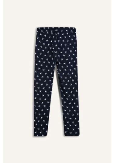 Defacto Yılbaşı Temalı Esnek Bellli Bağcıklı Cepli Pijama Altı D8224ax24wnnv135 Lacivert