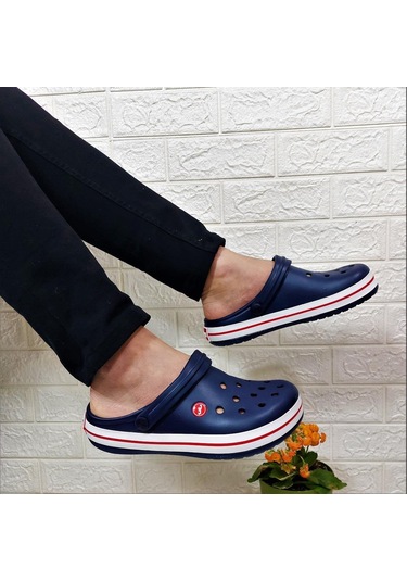 Akınalbella 195 Lacivert Hastane Aşçı Hafif Rahat Sabo Terlik 001