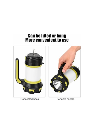 Ntlights 350 Lümen 10w Şarjlı Ledli El Feneri Led Fener Kırmızı Selektörlü Ntls7048 Kırmızı