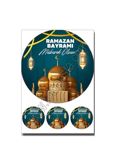 Ramazan Yenilebilir Resim Baskısı 4