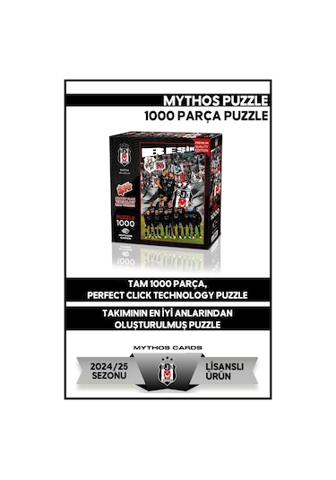 Beşiktaş Takım 1000 Parça Puzzle