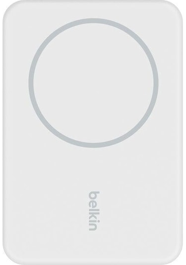 Belkin Bpd004btwt Boostcharge 5k Magsafe Uyumlu Kablosuz Powerbank + Stand - Beyaz siyah