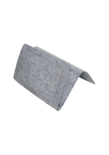 Yingfu 32x10x20 Cm Büyük Gri Felt Yatak Başlık Çantası, Dayanıklı Materyal, Kolay Kullanım, Ev Organizasyonu Saklama Çantası DiğER
