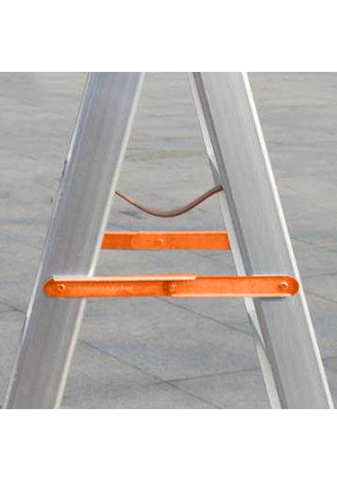 Homyl 2x Katlanır Basamaklı Merdiven Menteşe Eki Rot Turuncu
