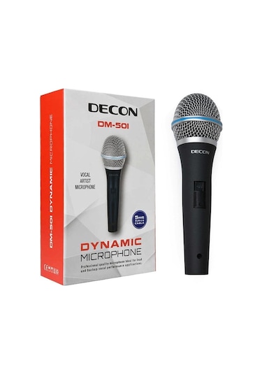 Decon Dm-501 600 Ohm Kablolu El Mikrofon