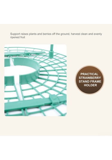 Yifomall "pratik Çilek Desteği - Topraktan Koruma, Kolay Kurulum, Dayanıklı Pe Malzeme"