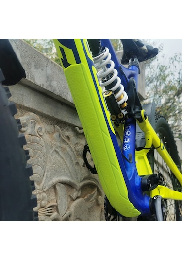 Ximistore9 Bisiklet Çerçeve Koruması Pvc Malzeme Anticapraz Vurgu Koruyucu Siyah Desenli Koruma Paneli