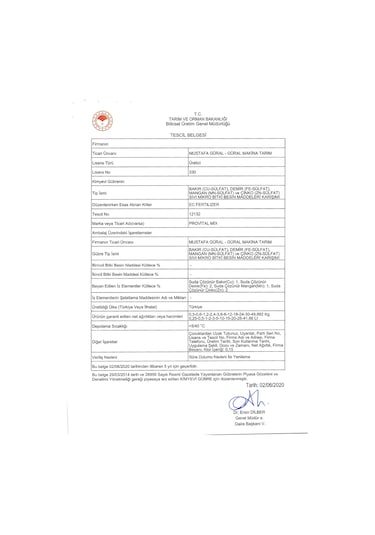 Gmt Provital Mix 1 Lt Sıvı Mikro Bitki Besin Maddeleri Karışımı