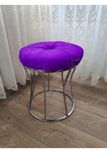 Kum Saati Dilimli Makyaj Pufu Gümüş Mor