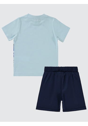 Civil Boys Erkek Çocuk Pijama Takımı 2-5 Yaş Buz Mavi Buz Mavi