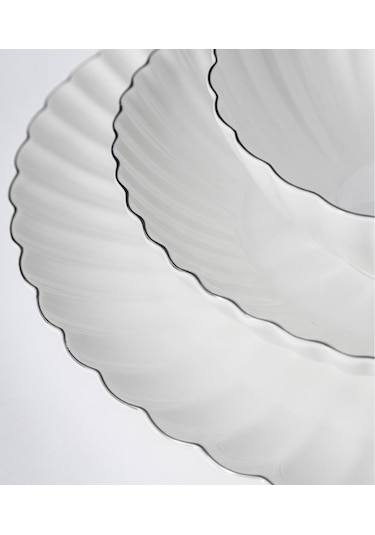 Maxx Doria Parthenon Platinum 12 Kişilik 58 Parça Yemek Takımı Pa2069 Beyaz