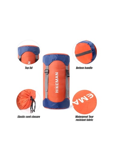 Pazly Yüksek Kalite 210t Polyester, Suya Ve Yırtılmaya Dayanıklı Kamp Çantası Mavi Mavi