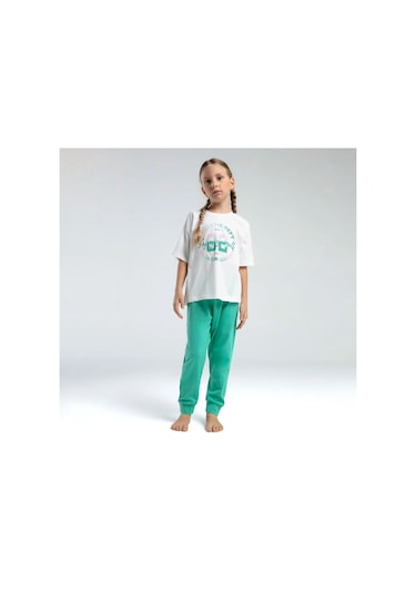Rolypoly Roly Poly 2'li Pijama Takımı Rp3614 Beyaz-mint Beyaz- mint