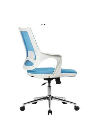 Mix White Çalışma Sandalyesi Ofis Koltuğu Mavi