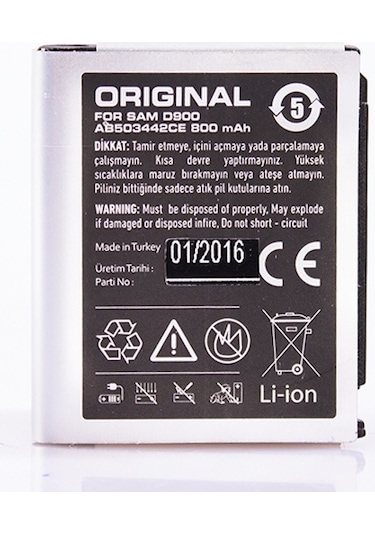 Tiger Samsung Uyumlu D900 D900İ E780 Ab503442Ce Batarya 800 Mah