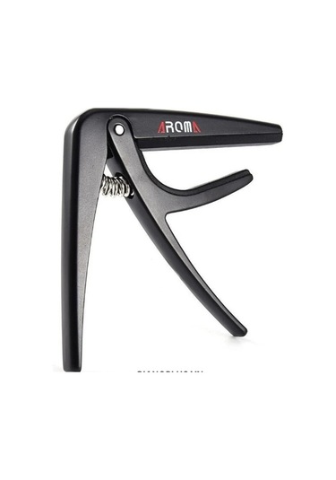Aroma Ac01 Akustik Ve Elektro Gitar Kapo - Siyah
