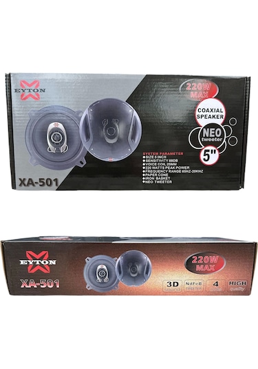 Eyton 13cm Xa-501 Coaxial Hoplarlör Tweetterli
