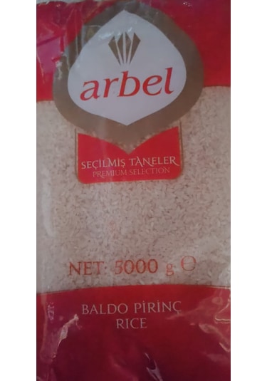 Arbel Baldo Pirinç 5 Kg