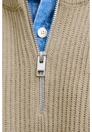 Jack & Jones Erkek Kazak 12278919 Bej Bej