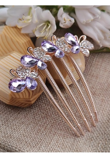 Villovatik Mariana Anahtar Topaç Yelek Shish - Mor Cam 153135826 Diğer