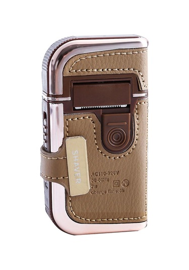 220v 3w Çift Başlıklı Şarj Edilebilir Tıraş Makinesi Taşınabilir Elektrikli Tıraş Makinesi