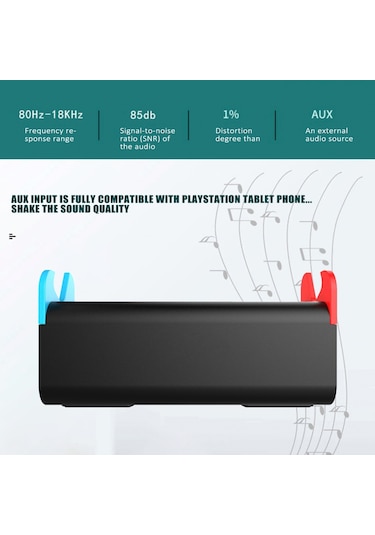 Ipega PG-SW050 Nintendo Switch/Lite İçin Şarj Cihazlı Standlı Taşınabilir Hoparlör