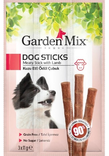 Gardenmix Kuzu Etli Köpek Stick Ödül 3 11 Gr
