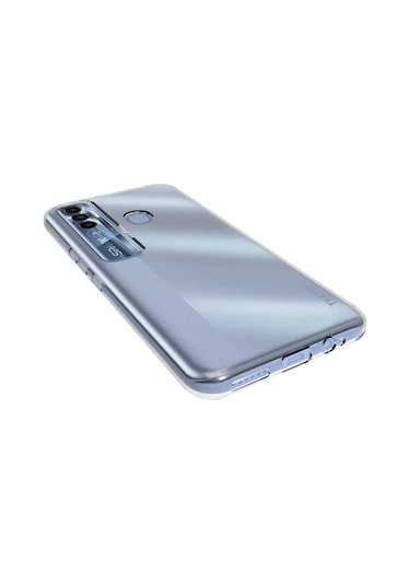 Tecno Spark 7 Pro Kılıf Zore Süper Silikon Kılıf Renksiz
