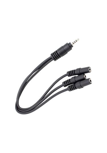 3.5mm 1 Giriş 3 Çıkış Çoklayıcı 5+1 Ses Sistemi Bağlantı Kablosu