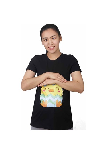 Mummy's Baby Hamile Tişört Civciv Siyah 7921