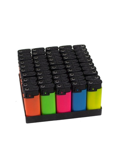 Erzisepet Çakmak Erzi 1800 Turbo Solid Çakmak Rüzgarda Sönmeyen 50'Li