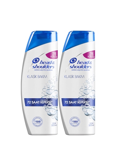 Head & Shoulders Klasik Bakım Kepeğe Karşı Etkili Şampuan 2 x 350 ML