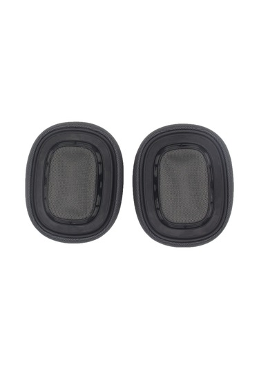Yaozixa Kulaklık Minderi Kumaşlı,  Kulaküstü Kulaklıklara Uyumlu, Gürültü Engelleme, Siyah Gri, 2 Adet Paket Koyu Gri
