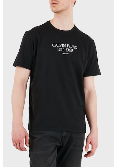 Calvin Klein Erkek T Shirt Lv14rf804g Ub1 Siyah