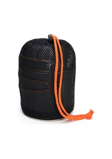 Turuncu Kamp Tencere Taşınabilir Yemek Takımı Kamp Tencere Ve Tavalar Pişirme Seti Type 2 Turuncu