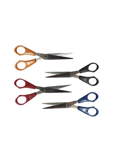 Tahtakaletoptanci Sade Süslenmemiş Makas Plastik Saplı 14 Cm