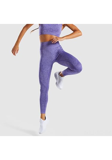 Skycity Yoga Pantolonu - Yüksek Bel Esnek Spor Taytı - Mor Renk - Rahat Ve Şık Mor