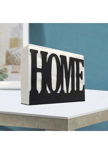 Homyl Yemek Masası Dekoru Için Dikey Peçete Tutucu, Ev Siyah