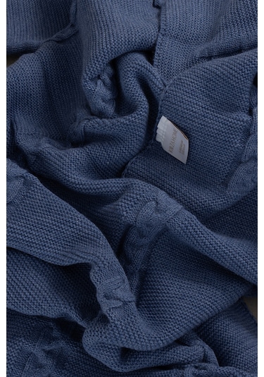Trenza İndigo Çift Kişilik Battaniye 200x220 15040 Indigo