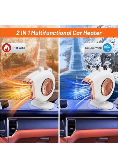 Jialan Oto Kaloriferi Dashboard Kafalık Soğutma İsıtma Hava Fanı