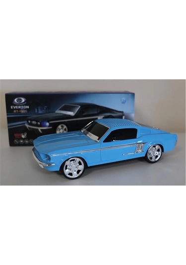Everton Rt-1951 Mavi Blue Arabalı Bluetooth Fm-usb-tf-aux Şarjlı Nostaljik Radyo