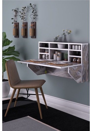 Kardelen Pratik Katlanır Portatif Raflı Katlanır Kırma Masa Kudüm