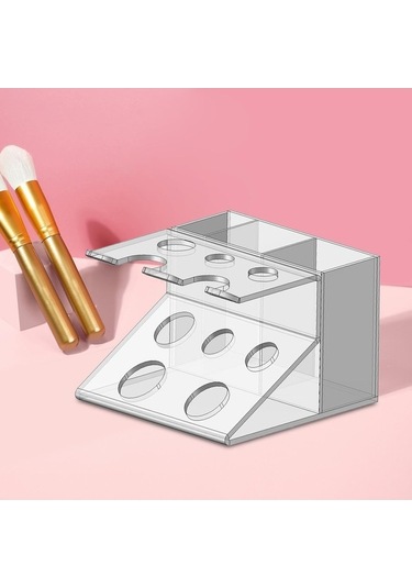 Pazly Tutucu Traş Tezgah Suntek Standı Şeffaf Makineleri Macunu Diş Dj Diğer