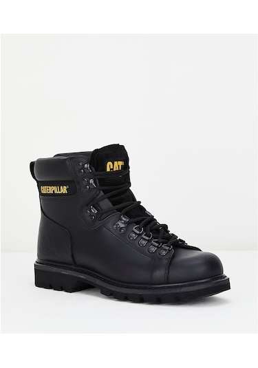 Caterpillar Alaska Black Siyah Deri Erkek Bot