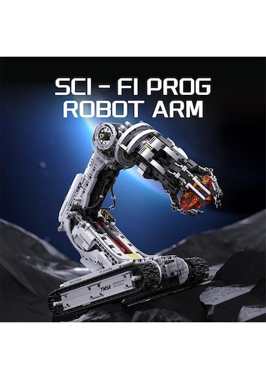 Arm Robot Kol Yapı Kiti 1468 Parça Uzaktan Kumandalı 4 Motorlu Paletli Stem Eğitim Seti