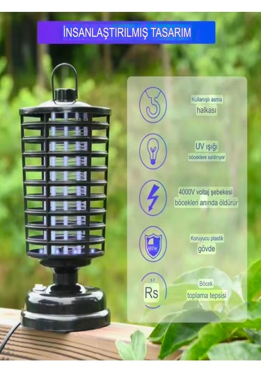 Ergonomik 3.6-4w 110-220v Askılı Sessiz Kokusuz Uv Işık Elektrikl