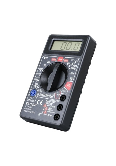 Tenon Dt-830d Siyah Dc Ac Voltaj Akım Ölçer Dijital Multimetre Ölçü Aleti Ölçüm Cihazı