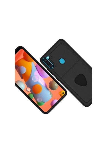 FitCase Samsung Galaxy A11 / M11 Kılıf Proda Deri Tek Kartlık Cepli Kapak