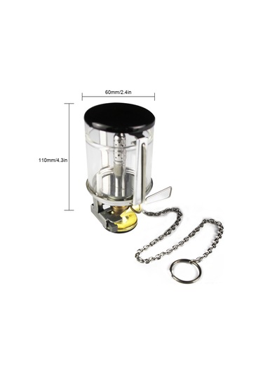 Mufunye Taşra Kamp Gaz Lambası - Tahta Ve Çadır Işığı, Dış Mekan Isıtıcı, Taşınabilir Çalışma Aleti Şeffaf